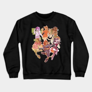 The Winx Club in Monster High Crewneck Sweatshirt